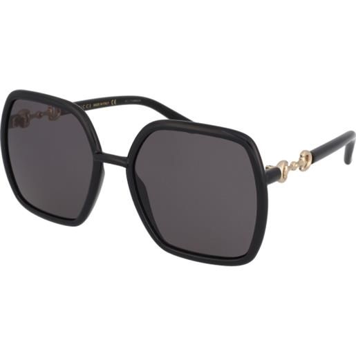 Gucci gg0890s 001 | occhiali da sole graduati o non graduati | prova online | plastica | oversize, quadrati, ovali / ellittici | nero | adrialenti