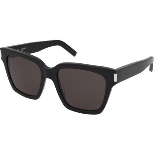 Saint Laurent sl 507 001 | occhiali da sole graduati o non graduati | prova online | plastica | quadrati | nero | adrialenti