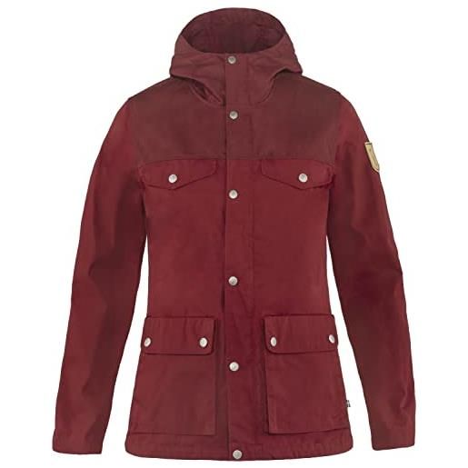 FJÄLLRÄVEN greenland jacket w giacca, rosso pomegranato bordeaux rosso, xs donna