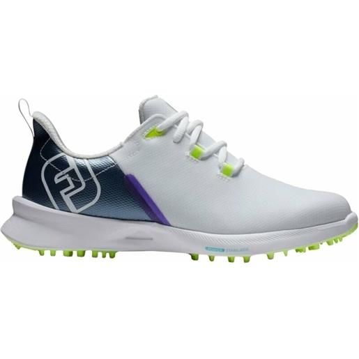 Footjoy fj fuel sport womens golf shoes white/pink/blue 37