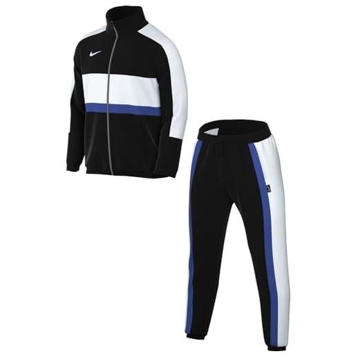 Nike m nk df acd trk suit w gx tuta sportiva, black/white/game royal/white, m uomo