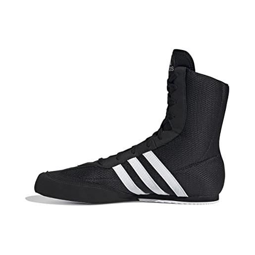 Adidas box hog 2, scarpe da ginnastica uomo, nucleo nero/bianco/nucleo nero, 49 1/3 eu
