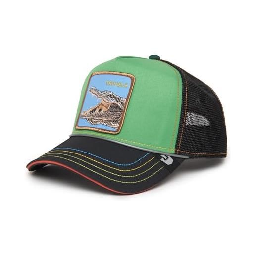 Goorin Bros. cappello da camionista unisex the farm insert coin vol. 2, verde (81,3 cm venti), taglia unica, verde (32 venti), taglia unica