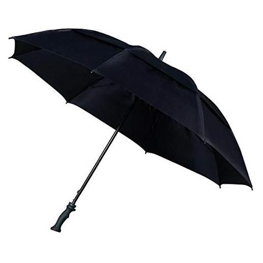 Impliva falcone ombrello classico, 130 cm, nero (schwarz)