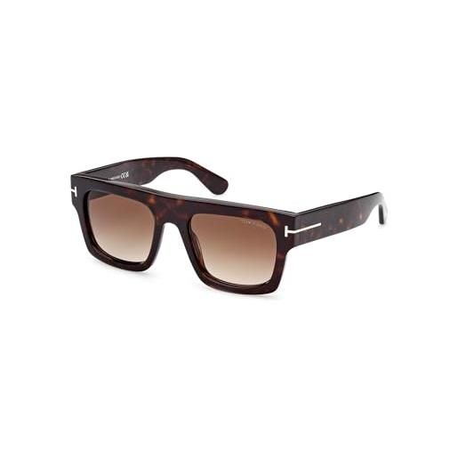 Tom Ford occhiali da sole fausto ft 0711 dark havana/light brown shaded 53/20/145 unisex