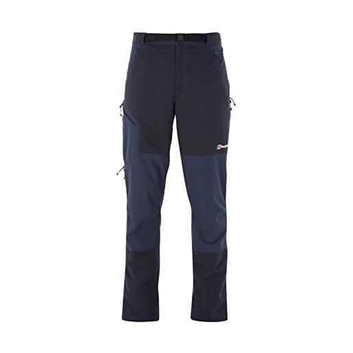 Berghaus - pantaloni da trekking leggeri da uomo, uomo, 421819r14, crepuscolo, 32 inch (short 30 inch)