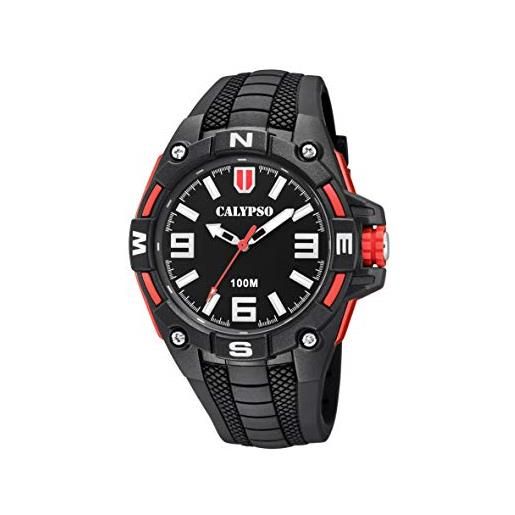 Calypso watches orologio analogico quarzo uomo con cinturino in plastica k5761/6