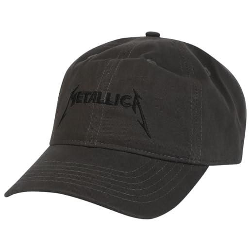 Metallica amplified collection unisex cappello carbone 100% cotone