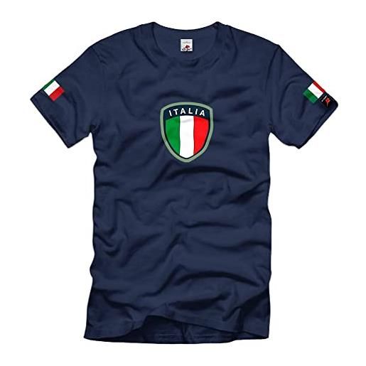 Copytec italia italiano italia italia esercito militare stemma distintivo soldato t-shirt #27190, blu scuro, xl