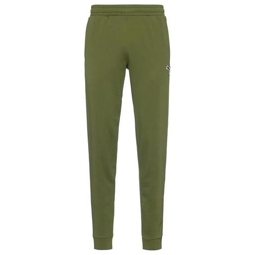 PUMA better essentials pantaloni della tuta tr cl lavorati a maglia, verde oliva, 3xl uomo