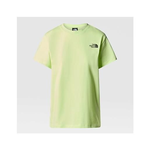 TheNorthFace the north face t-shirt redbox relaxed da donna astro lime taglia l donna
