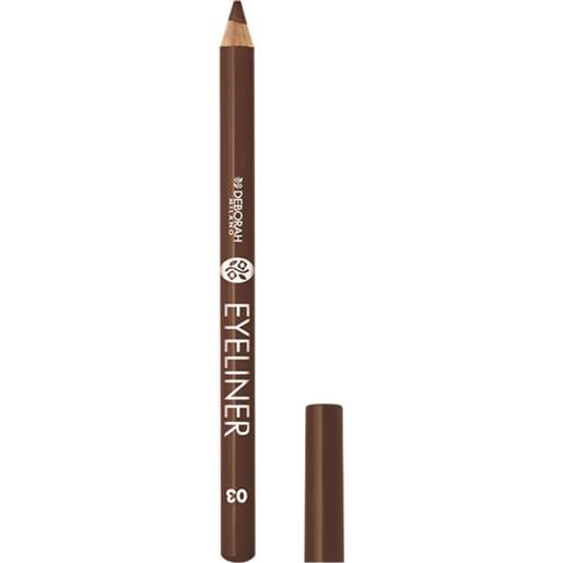 DEBORAH eyeliner 03 brown matita standard morbida scorrevole modulabile