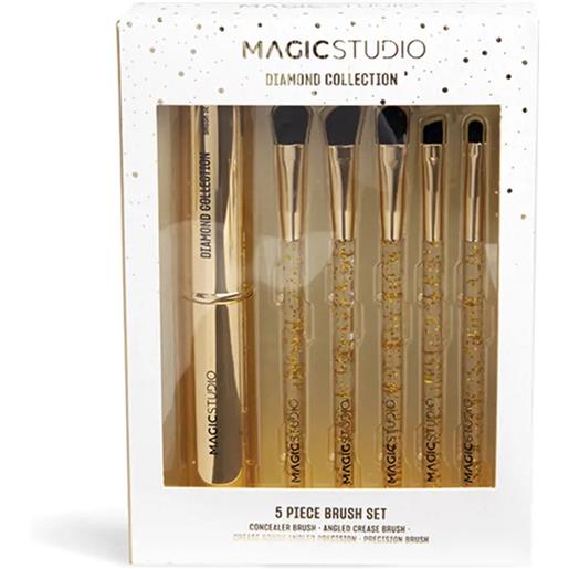 Magic Studio diamond collection brush set pennelli multiuso 5 pz