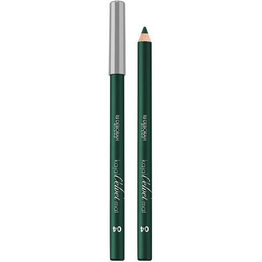 DEBORAH kajal velvet mat 04 verde matita morbida scorrevole delicata