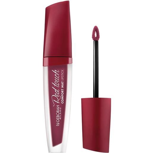 DEBORAH red touch comfort mat lipstick 15 glam mauve nutriente no transfer