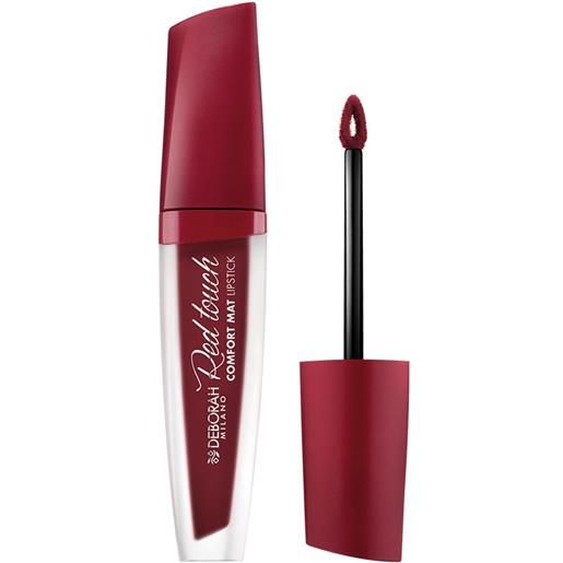 DEBORAH red touch comfort mat lipstick 09 burgundy nutriente no transfer