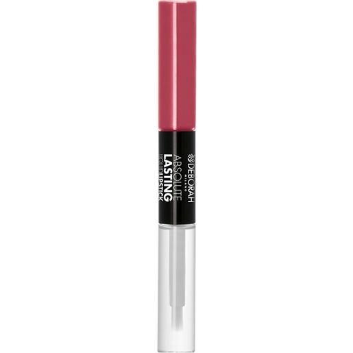 DEBORAH absolute lasting liquid lipstick 17 rose duo effect matt+gloss