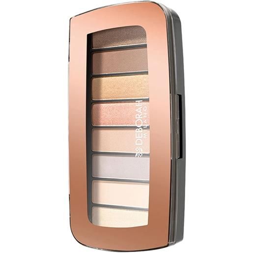 Deborah color moods palette 02 daylight ombretti matt shimmer metallic 8 gr polvere compatta