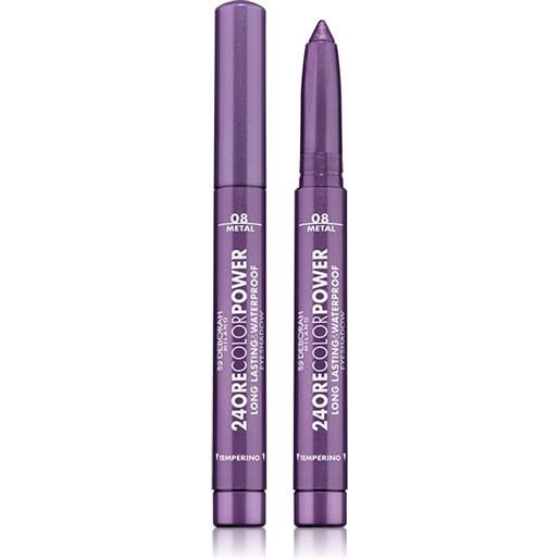 DEBORAH 24ore color power eyeshadow 08 deep purple ombretto cremoso 1,3 gr