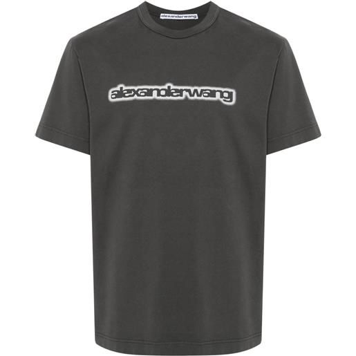 Alexander Wang t-shirt con stampa - grigio