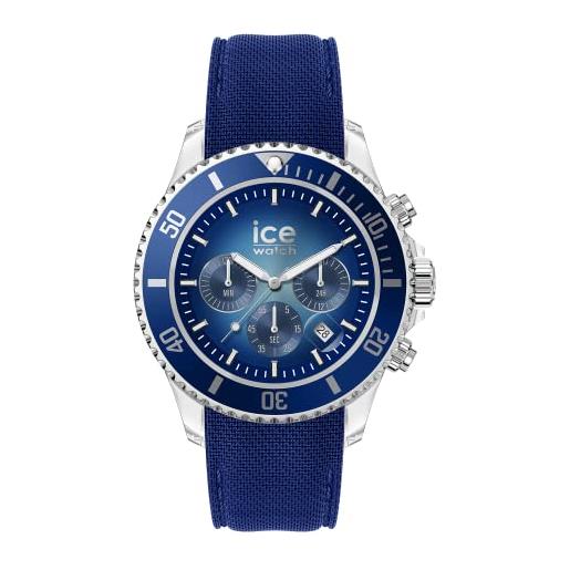 Ice-watch - ice chrono deep blue - orologio blu da uomocon cinturino in silicone - chrono - 021441 (medium)