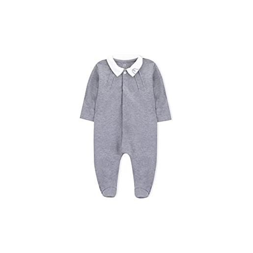 Knot Kids newborn babygrow organic cotton kenickie baby and toddler robe per bambini grigio 0 mesi