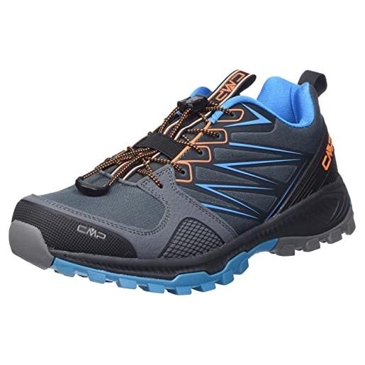 CMP atik fast hiking shoes, scarpe da trekking uomo, antracite-reef, 44 eu