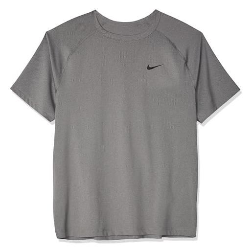Nike dri-fit ready t-shirt, grigio fumo, m uomo