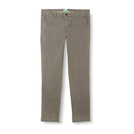 United Colors of Benetton pantaloni 40qk55k08 uomo, grigio antracite 87d, 50
