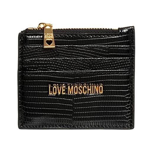 Love Moschino porta carte di credito donna black