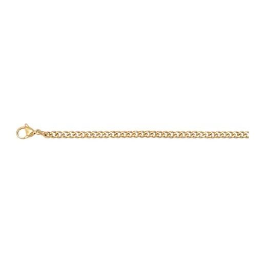 iXXXi men collana flat chain oro | 50 cm, 50cm, acciaio inossidabile, nessuna pietra preziosa