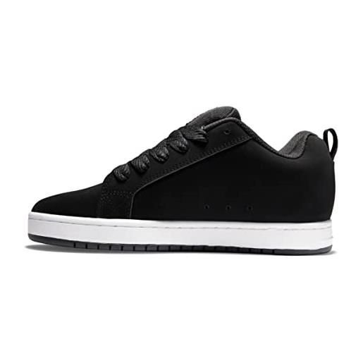 DC Shoes court graffik, scarpe da ginnastica uomo, nero/blu/grey, 50 eu