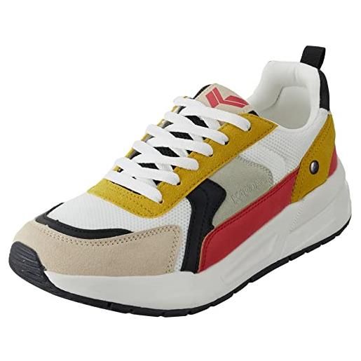 Kaporal bofali, scarpe da ginnastica uomo, giallo e rosso, 43 eu
