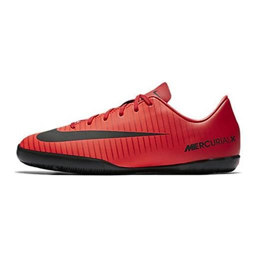 Nike jr. Mercurial vapor xi ic, scarpe da calcio, multicolore (university red/black-bright cr), 27 eu