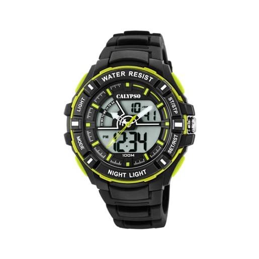 Calypso Watches orologio analogico-digitale quarzo uomo con cinturino in plastica k5769/4