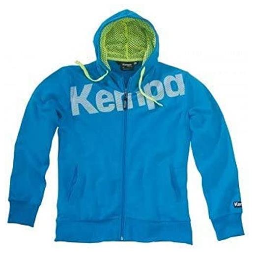 Kempa core giacca da donna con cappuccio, donna, kapuzenjacke core, Kempa blu, xxl