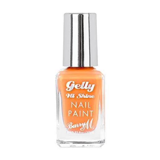 Barry M gelly hi shine smalto per unghie, colore zucca | arancione lucido