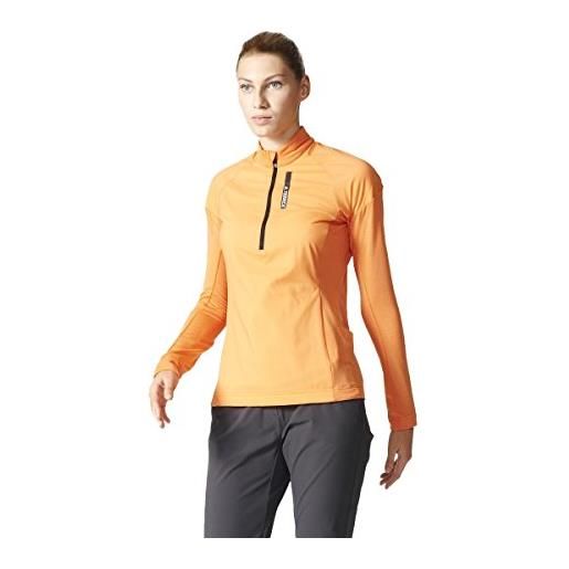 adidas w skyclimb, maglietta a compressione donna, multicolore (narsen), 42