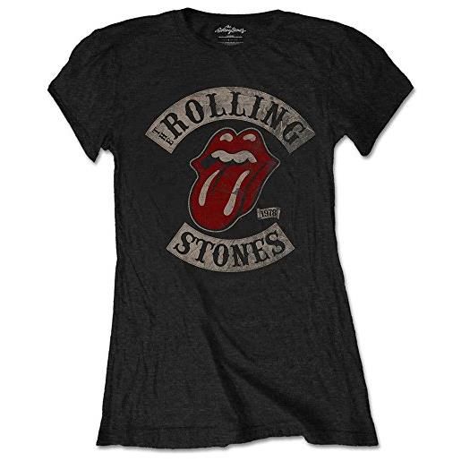 Tee Shack ladies rolling stones tour 1978 mick jagger ufficiale donne maglietta signore (small)