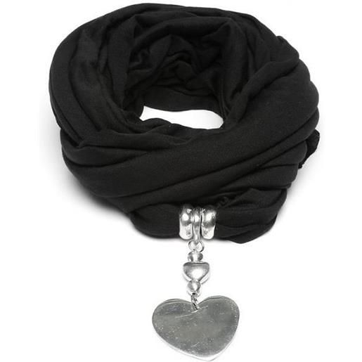 Vestopazzo sciarpa gioiello nero