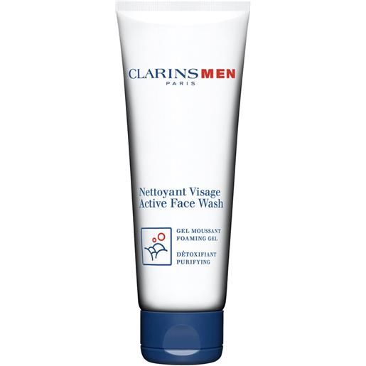 Clarins gel schiumogeno detergente per uomo men (active face wash) 125 ml