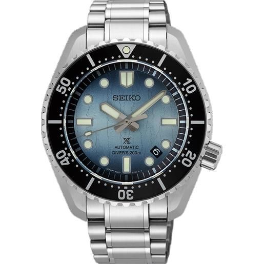 Seiko Watch orologio seiko prospex diver's 200m quadrante azzurro cinturino in acciaio