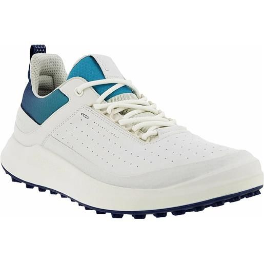 Ecco core mens golf shoes white/blue depths/caribbean 42