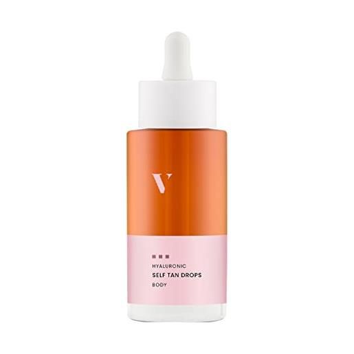 VENICE Cosmetics self tan drops - body (50 ml) | concentrato autoabbronzante da miscelare in crema - abbronzatura naturale, individuale e costruibile - senza aloni, senza cemento arancio (hyaluron-new)