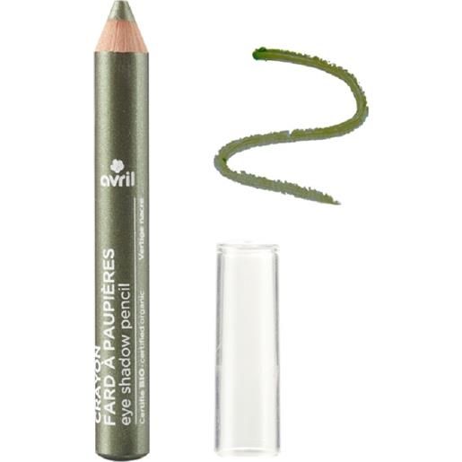 avril ombretti - matita ombretto vertige nacrè - verde oliva perlato