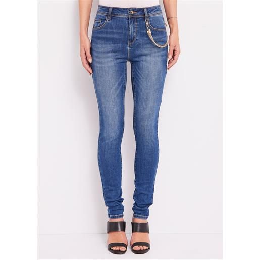 Gaudì jeans skinny con catena