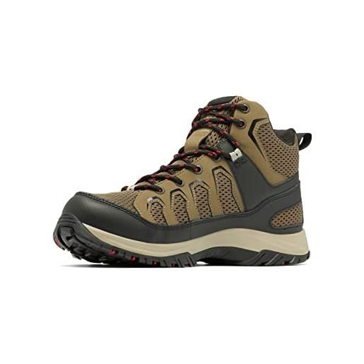 Columbia granite trail mid wp, scarpe da ginnastica basse uomo, grey, 43.5 eu