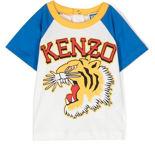 Kenzo Kids t-shirt in cotone bianco