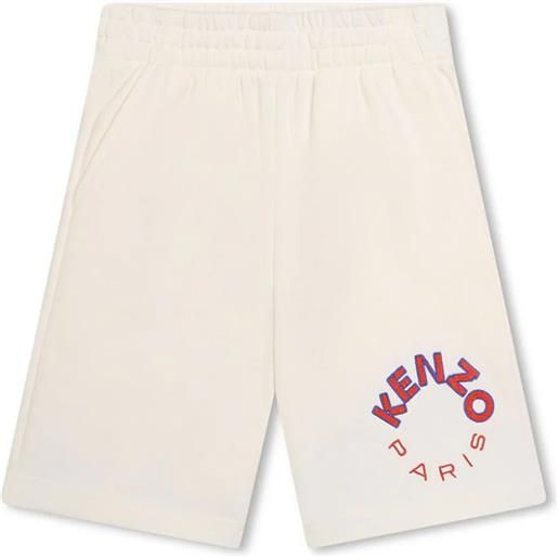 Kenzo Kids shorts in cotone bianco