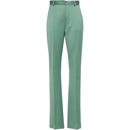 STYLAND pantaloni sartoriali a vita alta - verde